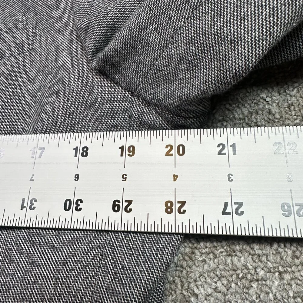 Banana Republic Slim Fit Cotton Blend Italian Fabric Grey Blazer Sport Coat 42R